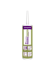 Asian Paints Berger 280ml SmartCare UnyverSeal Anti Fungal Silicone Sealant - White/Cartridge